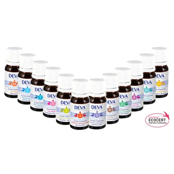 SET DE LOS 12 ÉLIXIRS ESSENTIELS DEVA