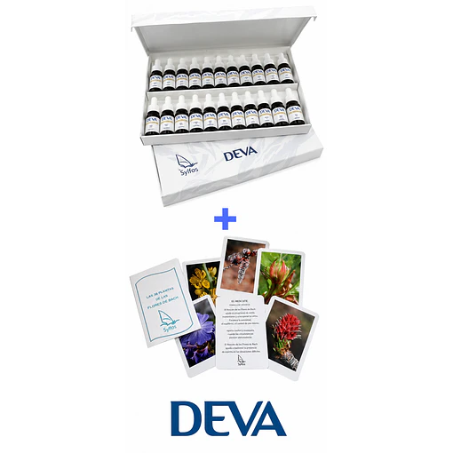 PACK PROMO SET de 40 FLORES de BACH DEVA  + TARJETAS de DIAGNÓSTICO