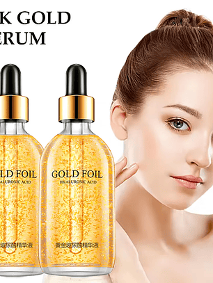 24K Gold Hyaluronic Acid Serum for Face Anti-wrinkle Anti-aging Brightening Moisturizing skincare Facial Serum Essence Face Care