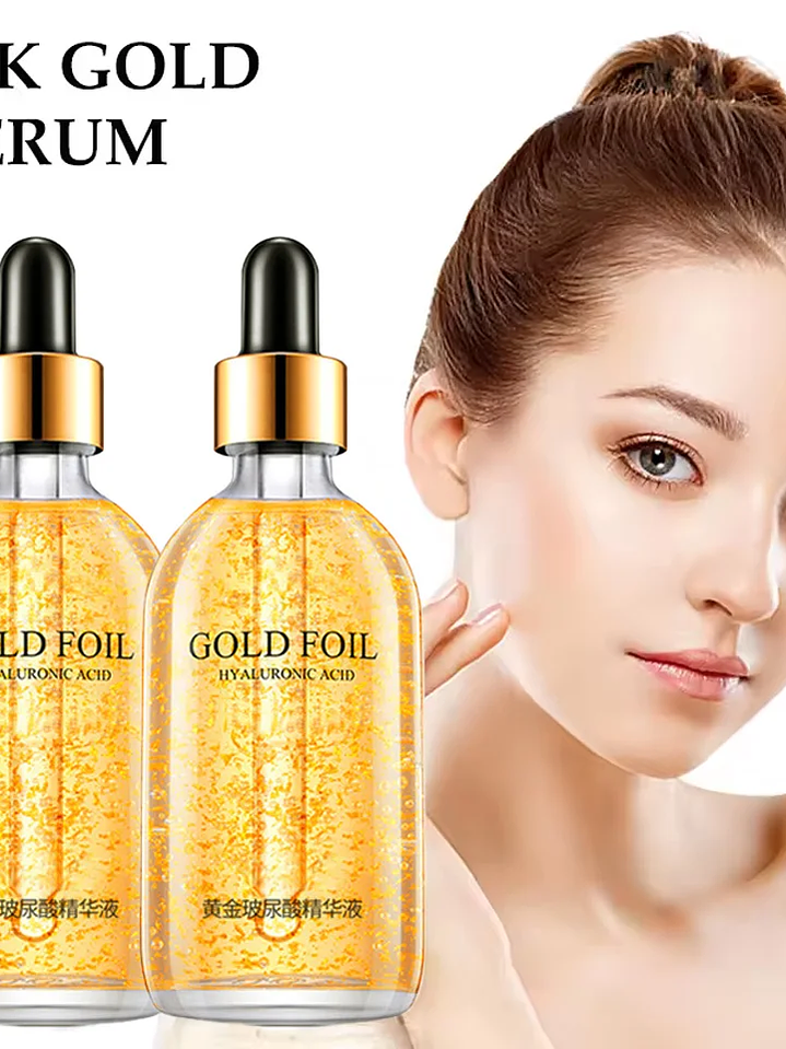 24K Gold Hyaluronic Acid Serum for Face Anti-wrinkle Anti-aging Brightening Moisturizing skincare Facial Serum Essence Face Care 1