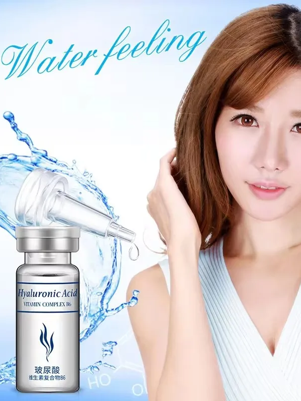 20pcs BIOAQUA Hyaluronic Acid Serum Facial skincare Moisturizing Firming Facial Essence Liquid Face Skin Care 3