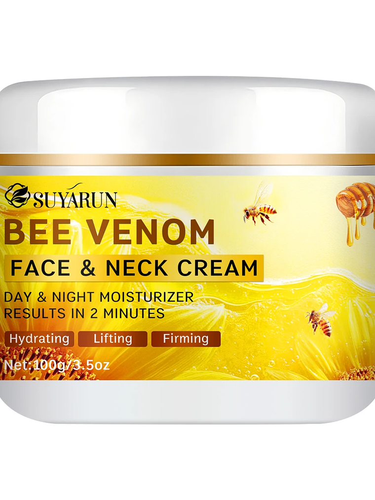 SUYARUN Bee Venom Collagen Anti-Aging Face Cream | Firming Lifting Moisturizer | Wrinkle Reduction | 24H Hydration. 9