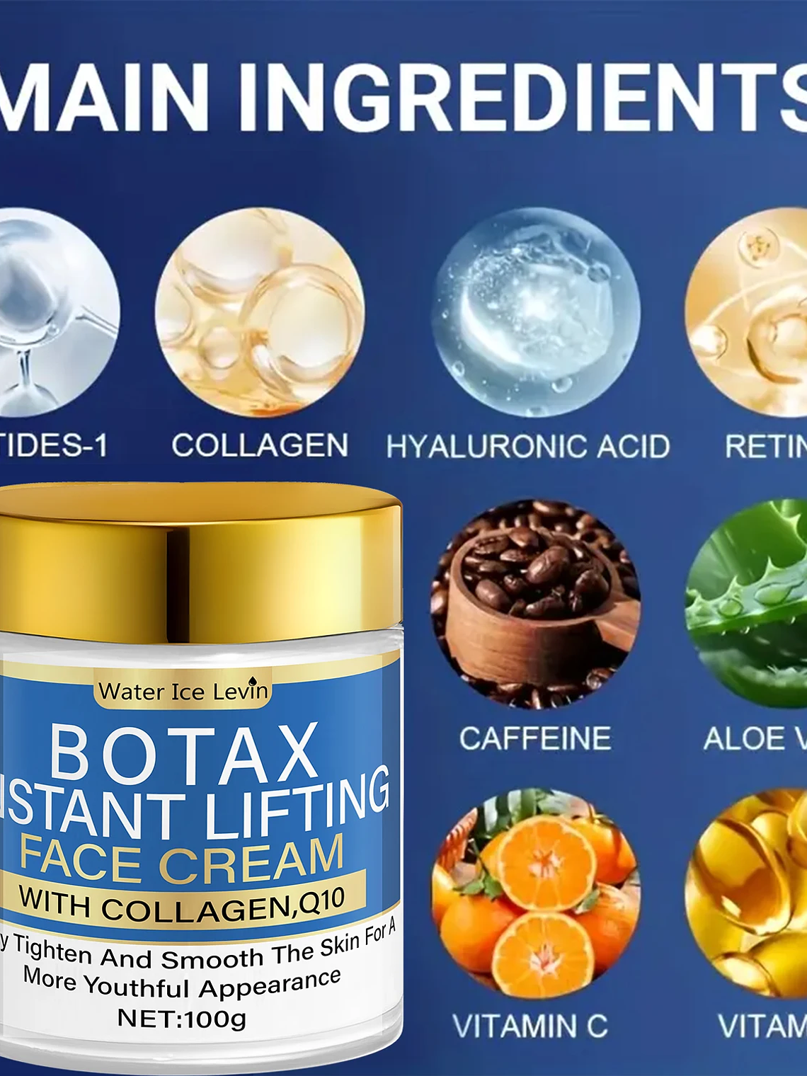 Instant Lifting Face Cream | Collagen + Q10 Boost | Visibly Tighter & Smoother Skin 5