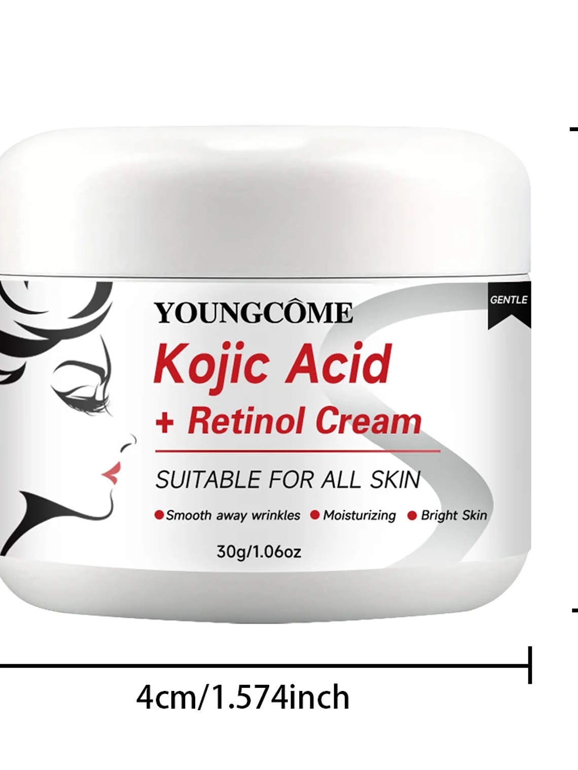 Kojic Acid+Retinol Cream,Anti-aging Cream Remove,Smooth wrinkles Face Cream For Moisturizer Whitening Brighten Skin Products 7