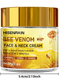 HISENRAIN Snail & Bee Venom Cream - Anti-Aging Face & Neck Cream with Collagen & Niacinamide, Whitening, -Firming.glass bottle- - thumbnail 4
