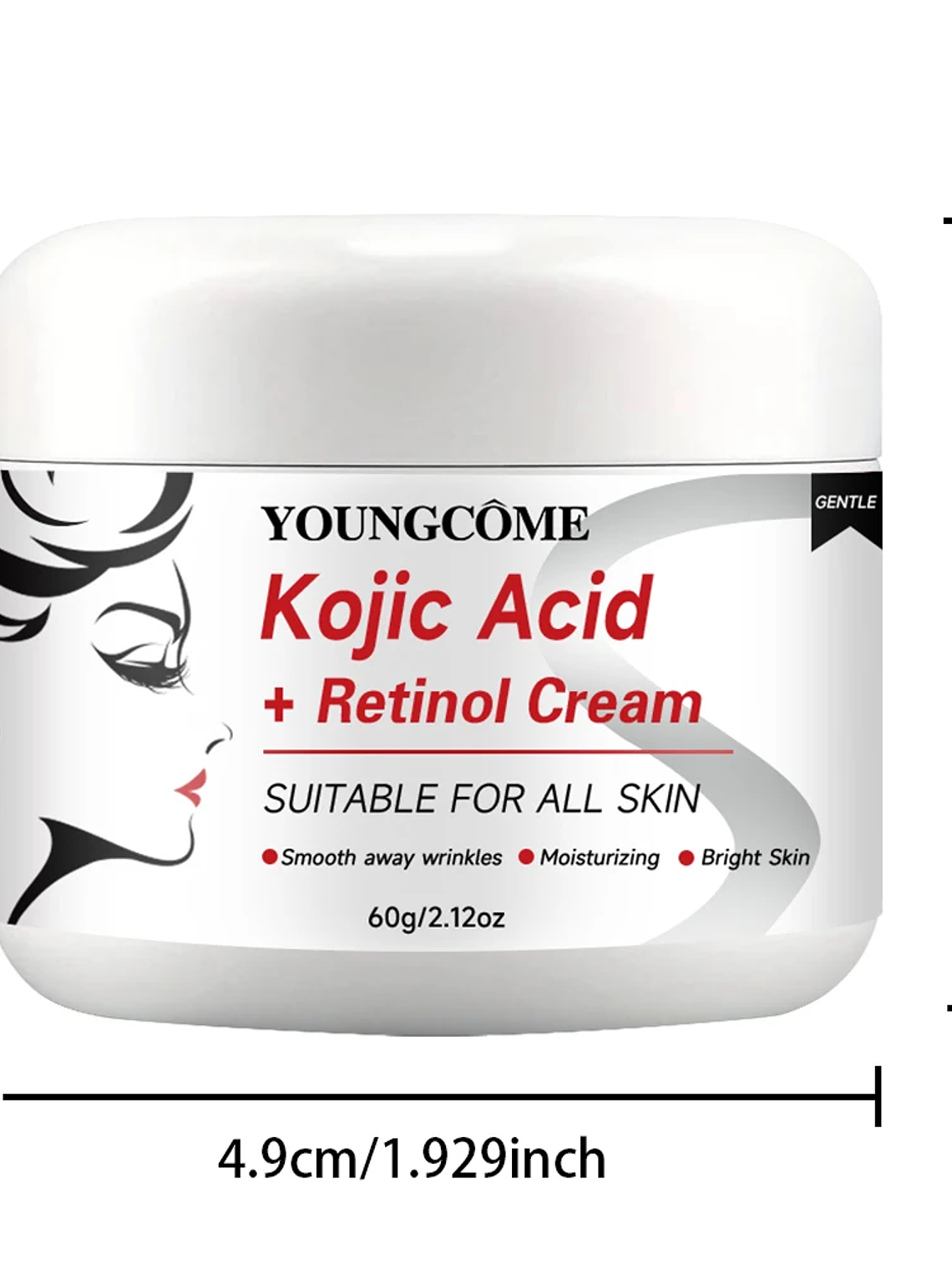 Kojic Acid+Retinol Cream,Anti-aging Cream Remove,Smooth wrinkles Face Cream For Moisturizer Whitening Brighten Skin Products 8