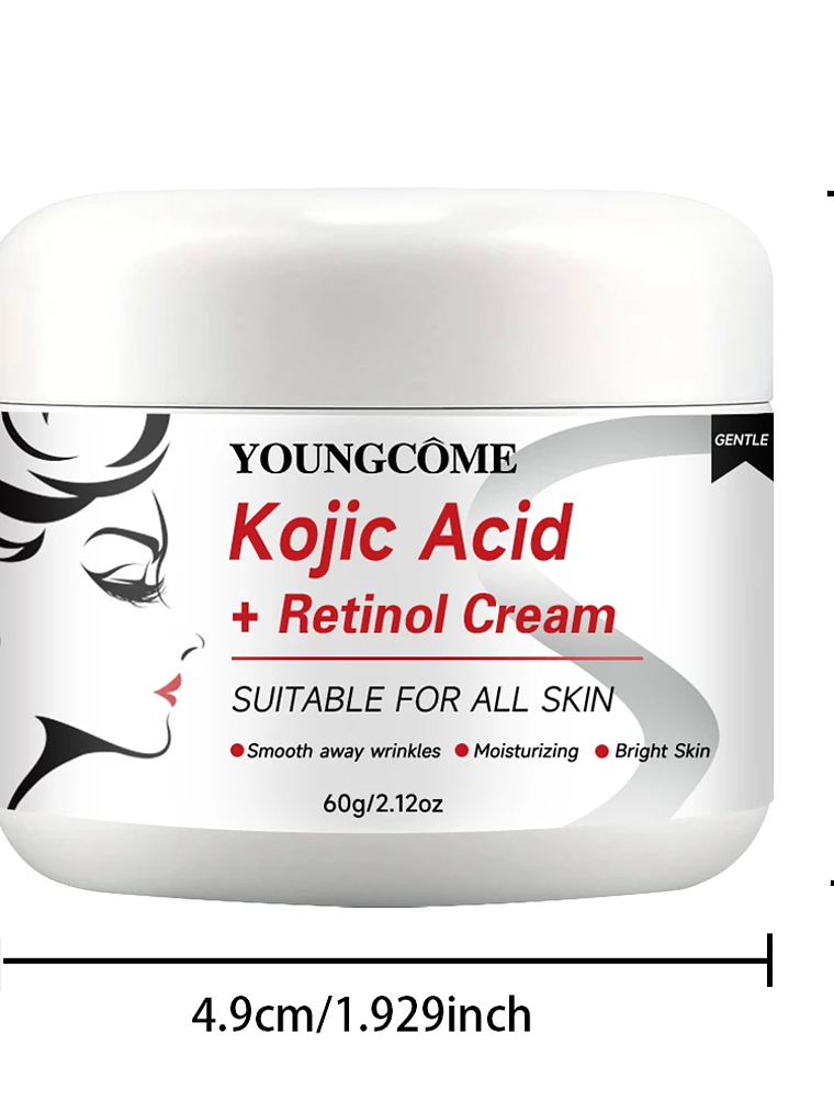 Kojic Acid+Retinol Cream,Anti-aging Cream Remove,Smooth wrinkles Face Cream For Moisturizer Whitening Brighten Skin Products 8