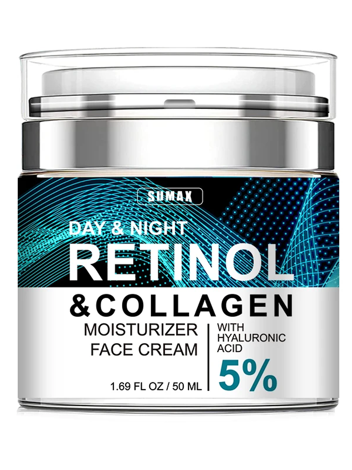 Collagen Cream for Face with Retinol and Hyaluronic Acid, Day Night Anti Aging Skincare Facial Moisturizer 8
