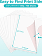 ESHANG Sublimation Paper A4 100 Sheets for Any Inkjet Printer Which Match Sublimation Ink 105g - thumbnail 2