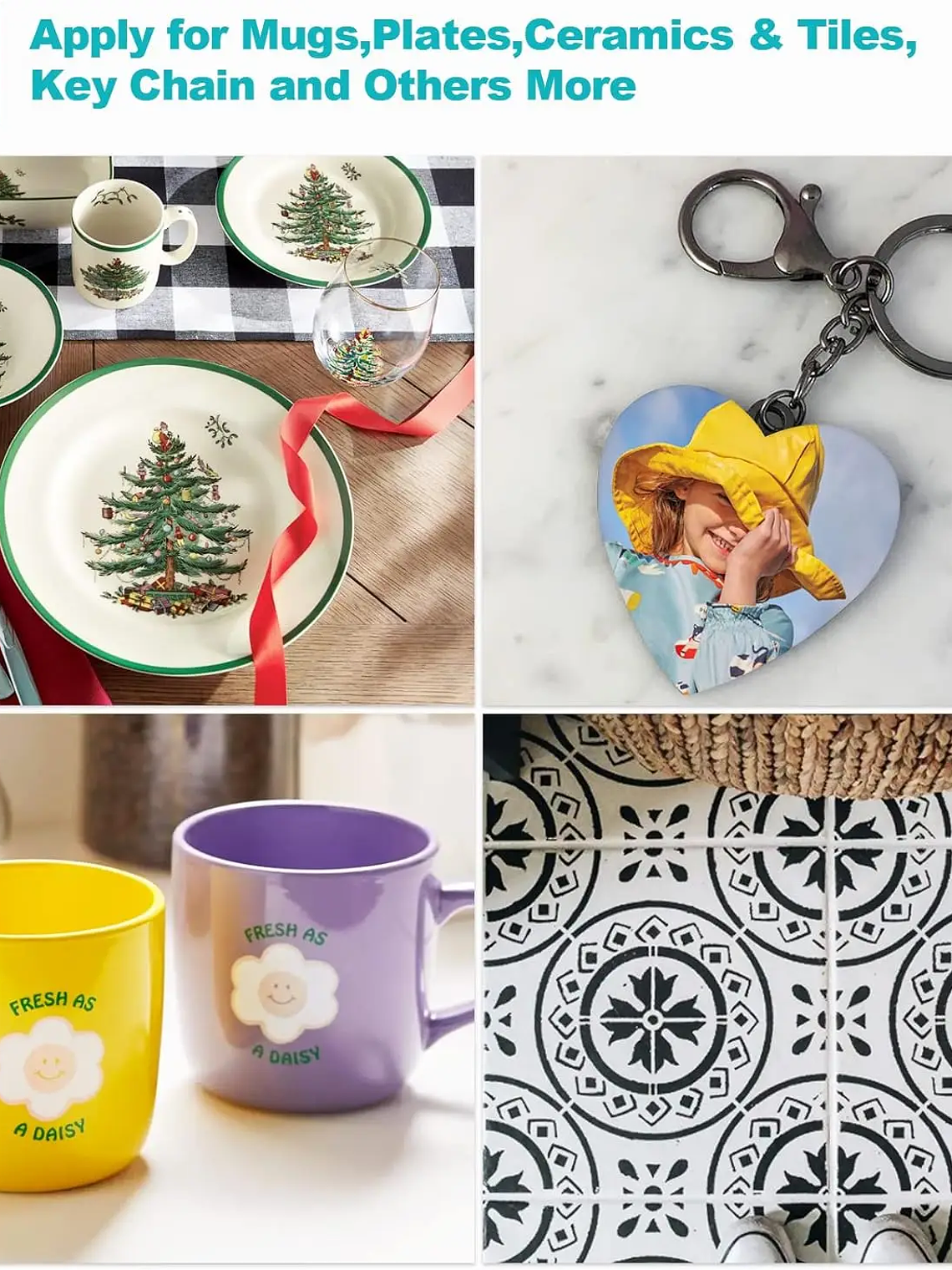 ESHANG Sublimation Paper A4 100 Sheets for Any Inkjet Printer Which Match Sublimation Ink 105g 4