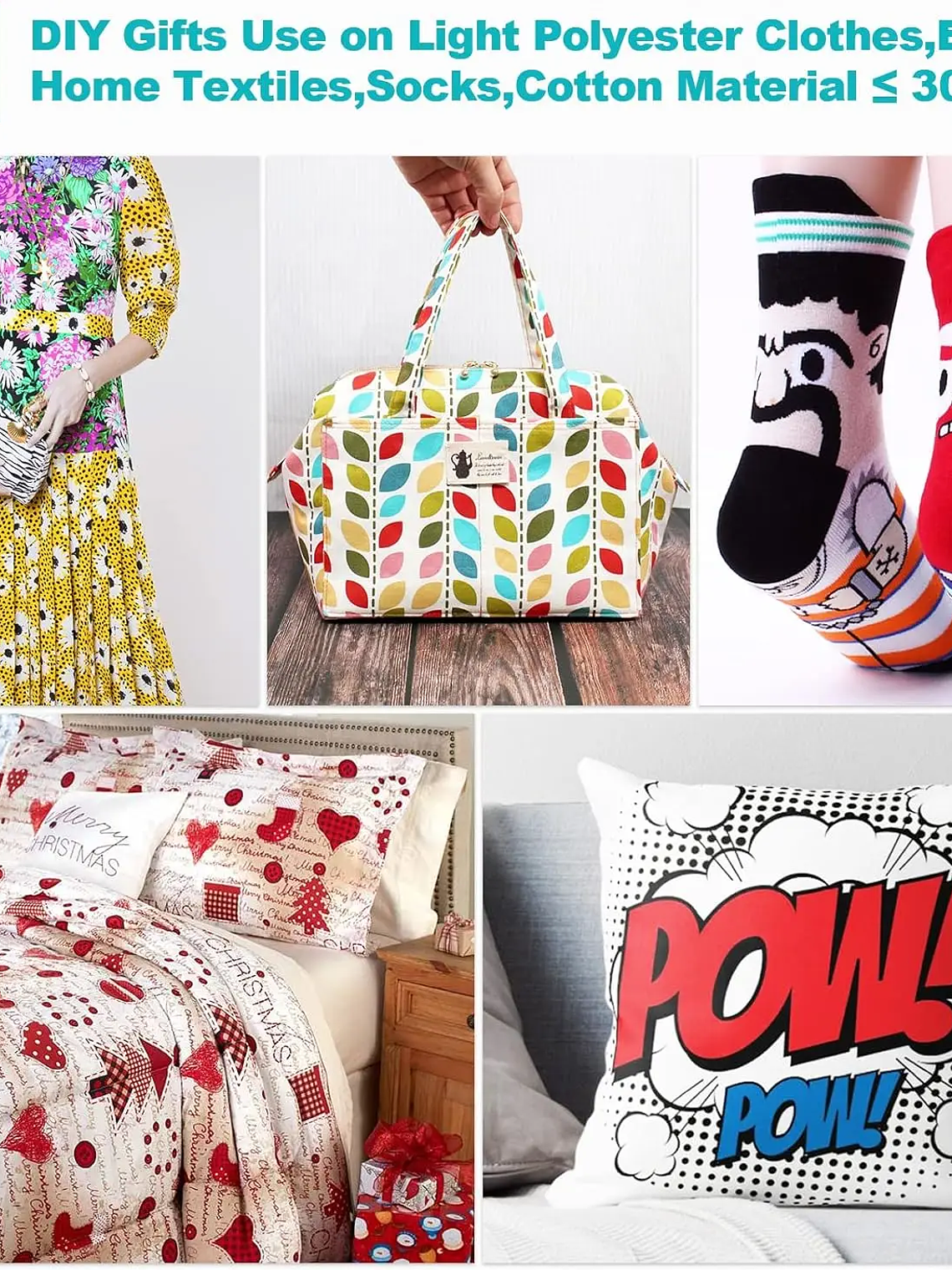 ESHANG Sublimation Paper A4 100 Sheets for Any Inkjet Printer Which Match Sublimation Ink 105g 6