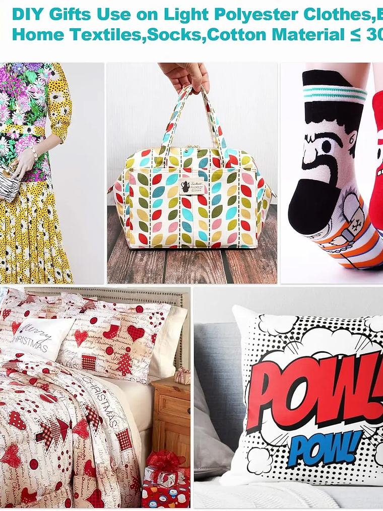 ESHANG Sublimation Paper A4 100 Sheets for Any Inkjet Printer Which Match Sublimation Ink 105g 6