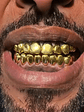 GRILLZ 8/8 Hip Hop Teeth Grillz Set Gold Silver Color Top &  Bottom Body Jewelry  Punk Cosplay Party Tooth Grills Gifts - thumbnail 2