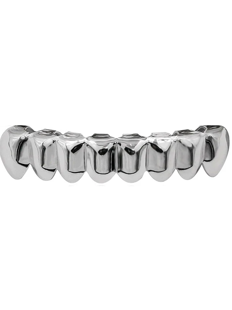 GRILLZ 8/8 Hip Hop Teeth Grillz Set Gold Silver Color Top &  Bottom Body Jewelry  Punk Cosplay Party Tooth Grills Gifts 12