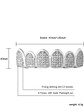 GRILLZ New Fit Silver Plated CZ Micro Pave Top & Bottom GRILL SET Rhodium Teeth Grills Vampire Tooth Grillz - thumbnail 5