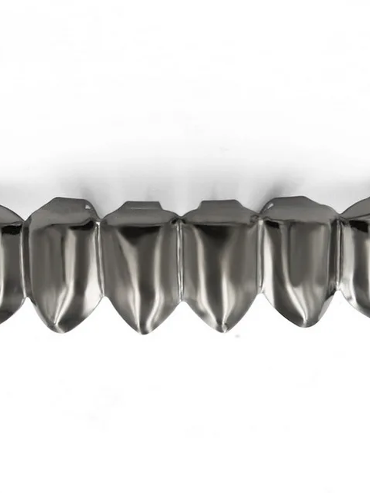 TOPGRILLZ Gold Silver Plated HIP HOP Teeth Grillz Top & Bottom Grills Set With silicone Real Shiny Vampire Tooth Sets 17