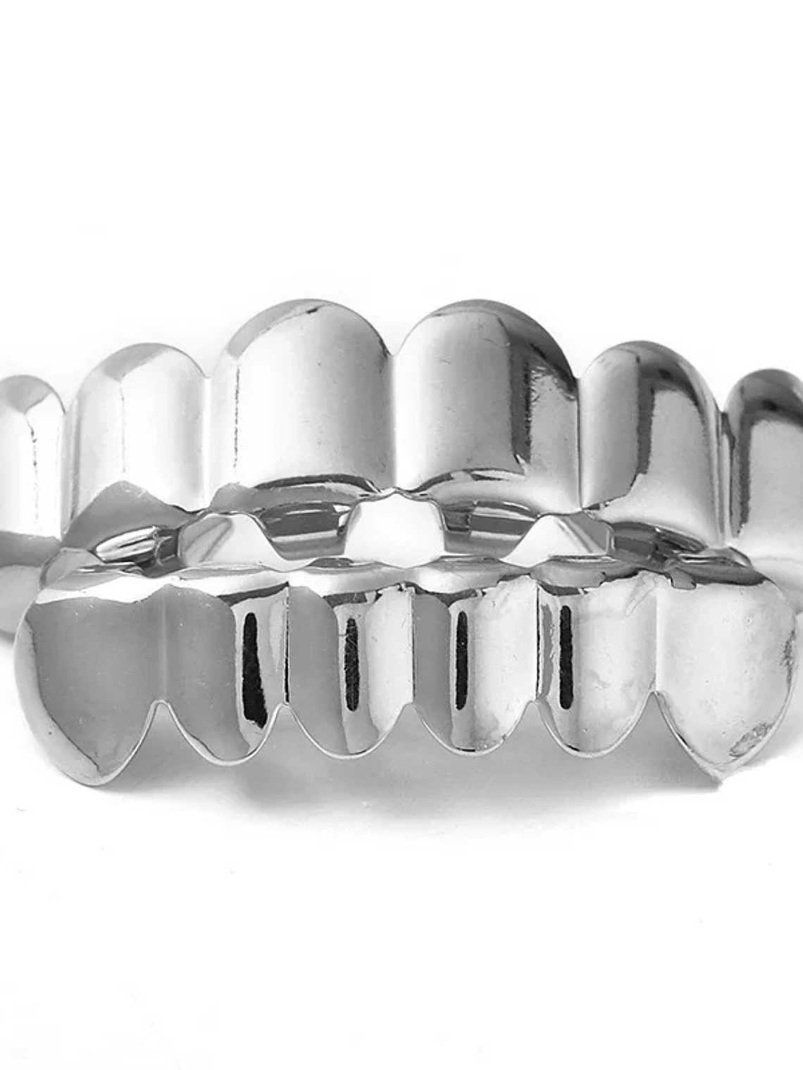 Classic Fashion 6/6 Teeth HipHop Denture Set Decor Braces Dental Grills for Men Teeth Grillz Body Jewelry Dental Grills 2