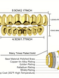 Gold Silver Plated HIP HOP Teeth Grillz Top & Bottom Grills Set With silicone Real Shiny Vampire Tooth Sets - thumbnail 3