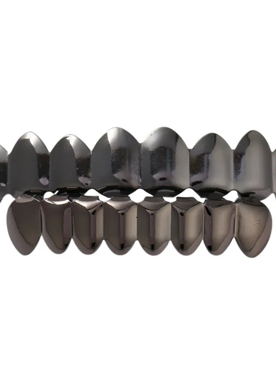 Gold Silver Plated HIP HOP Teeth Grillz Top & Bottom Grills Set With silicone Real Shiny Vampire Tooth Sets 6