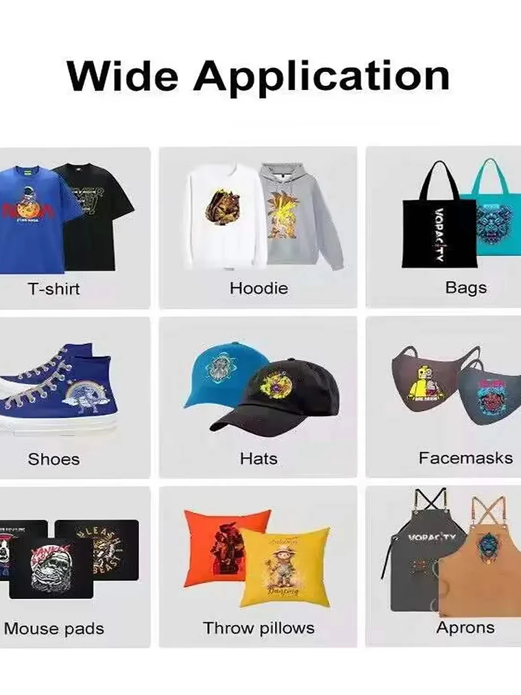 Sihao A3 DTF Printer TX800/XP600 Impresora DTF Printers T-shirt Printing Machine For Hoodie Bags T-Shirt Shoes All Fabric 6