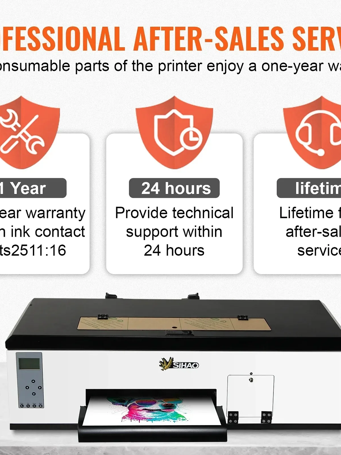 Sihao DIY A4 L8050 XP600 DTF printer, equipped with XP600 print head, double printing speed, suitable for DIY T-shirts 6