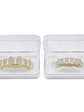 GRILLZ Hip Hop GRILLZ Iced Out AAA Zircon Fang Mouth Teeth Grillz Caps Top & Bottom Grill Set Men Women Vampire Grills - thumbnail 7