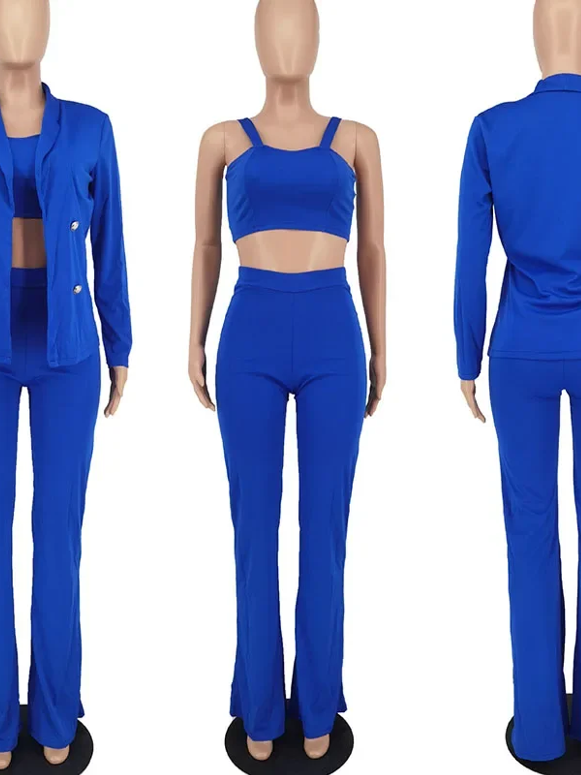 Elegant Office Lady 3 Piece Set Women Suit Blazer and Pant Suits Business Work Wear Formal Matching Sets Outfits Uniform 2023 6