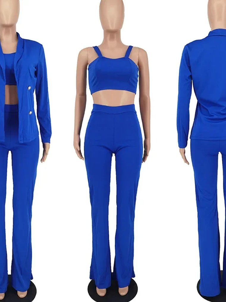 Elegant Office Lady 3 Piece Set Women Suit Blazer and Pant Suits Business Work Wear Formal Matching Sets Outfits Uniform 2023 6