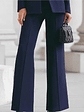 Women Suit 2 Pieces White Single Button Solid Slim For Wedding Business Work Office Daily Commute Casual Set Blazer And Pants - thumbnail 4