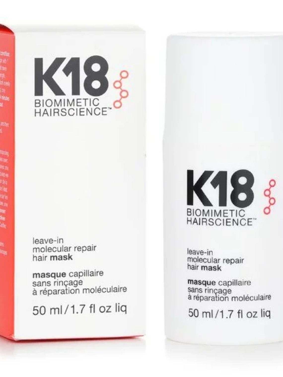 K18 Leave-In Molecular Repair Hair Mask Deep Conditioning Keratin Treatment Soften Hair Smoothing Healthy Hair Care 50ml 150ml 1
