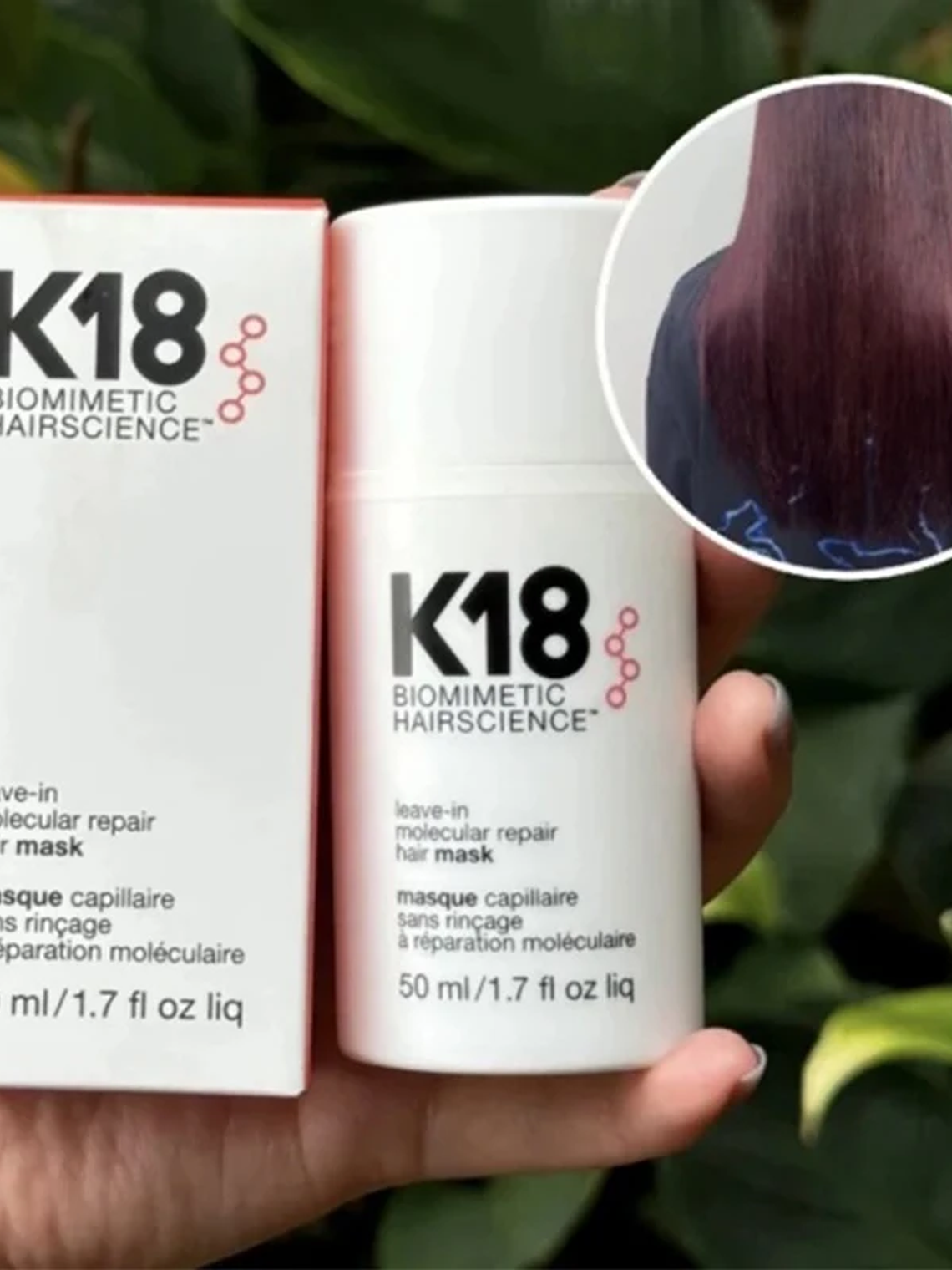 K18 Leave-In Molecular Repair Hair Mask Deep Conditioning Keratin Treatment Soften Hair Smoothing Healthy Hair Care 50ml 150ml 3