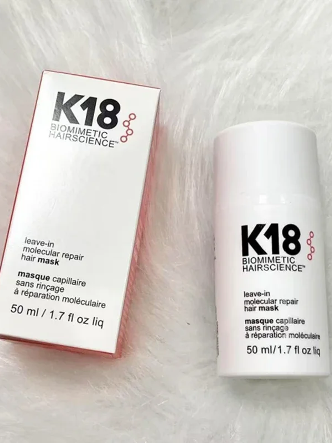 K18 Leave-In Molecular Repair Hair Mask Deep Conditioning Keratin Treatment Soften Hair Smoothing Healthy Hair Care 50ml 150ml 5