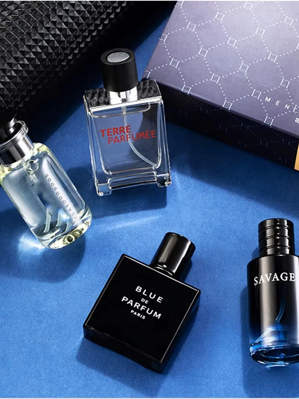 Luxury Brand Perfume Men Cologne Parfums Homme Gift Box 4Pcs Set 100ml Perfumes Masculinos Natural Floral Fruity Scent SprayLuxu 2