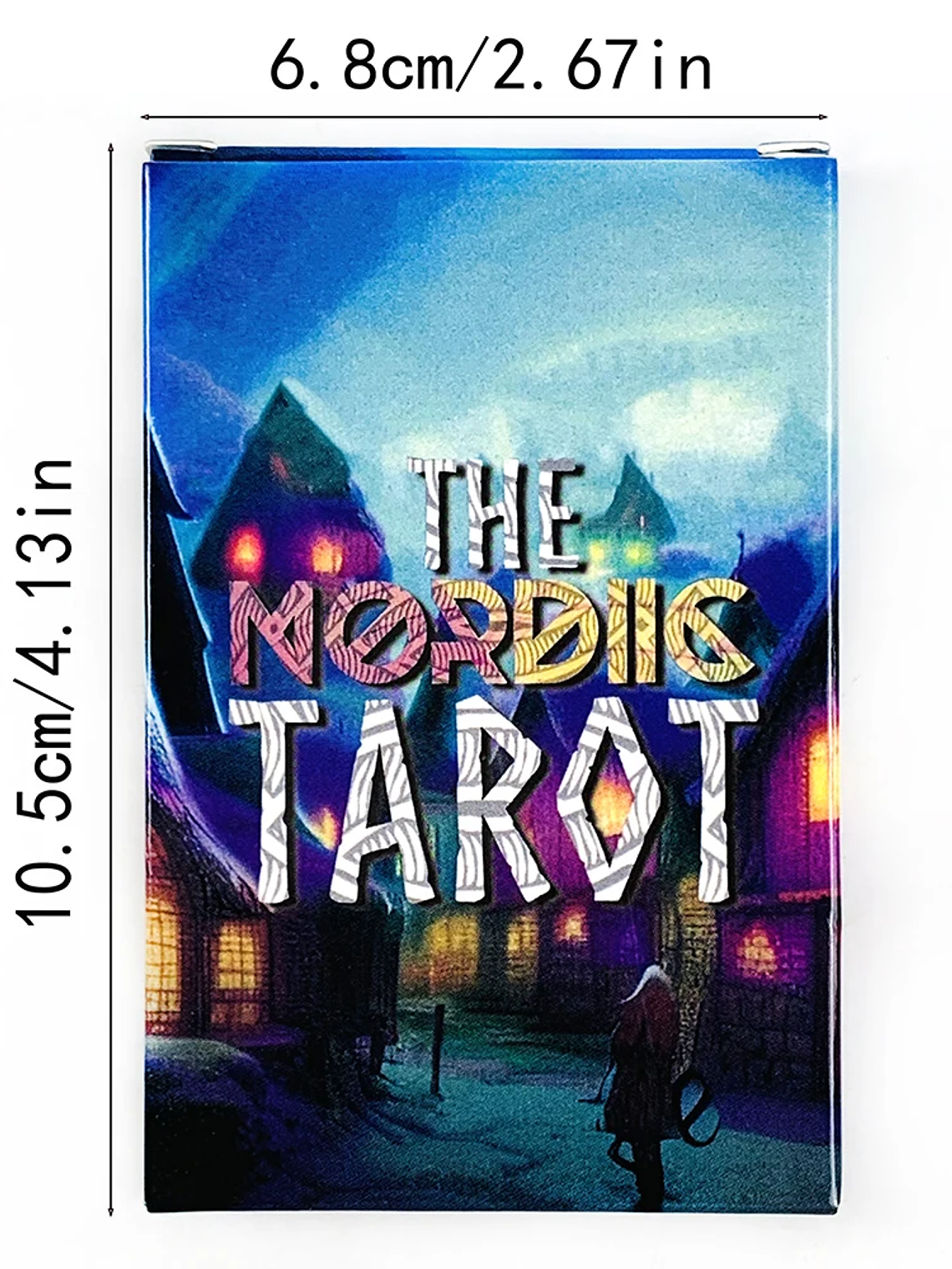 The Nordic Tarot Cards A 22 Cards Deck Family Leisure Game Card Mystical Divination Board Playing Game, New Year Gifts 6