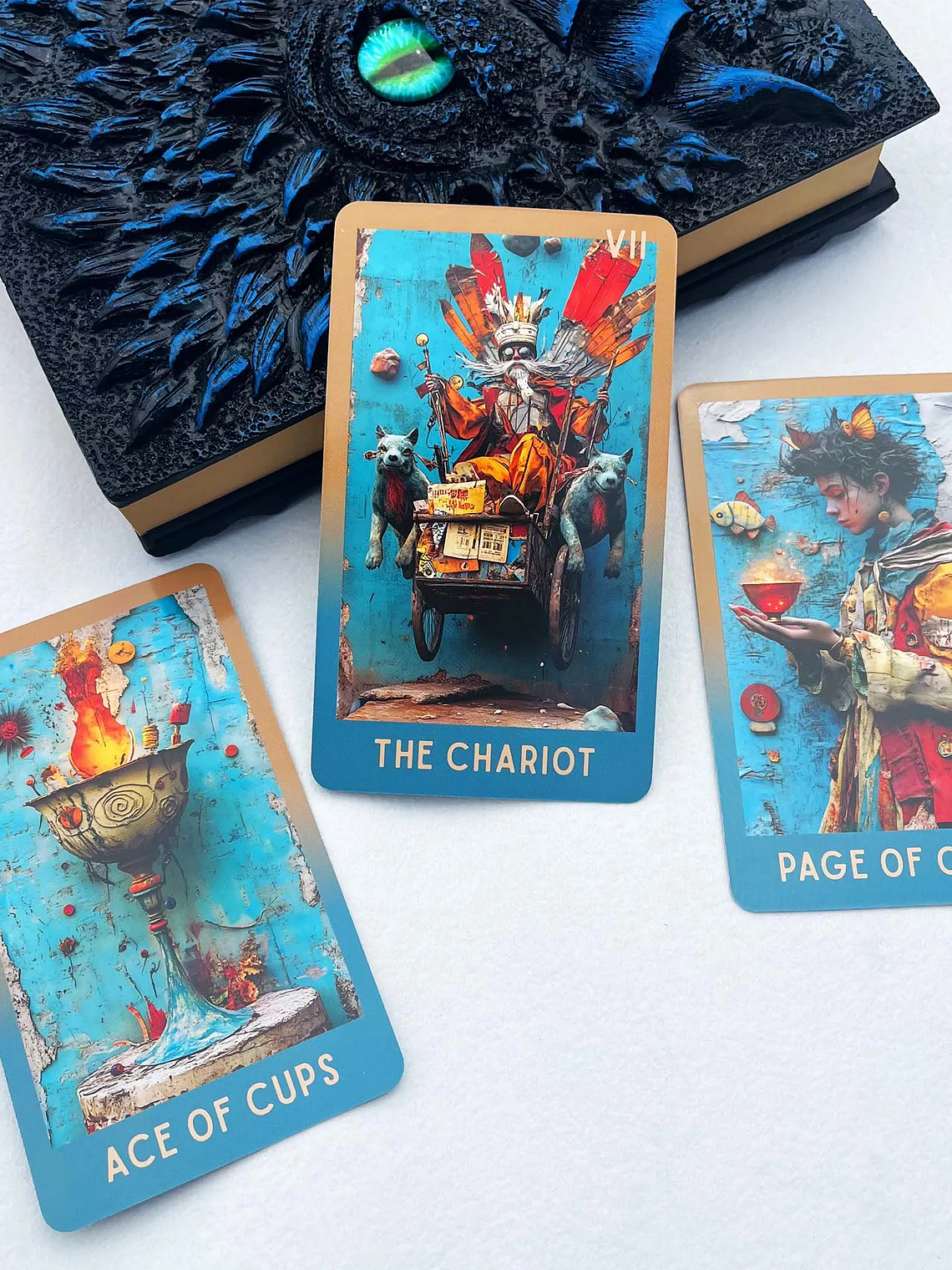 78 Tarot Cards, Ruins Tarot Deck, 13x8 Cm, Dream Destiny Mystery,  Tarot Card Game, Includes Paper Instructions 6