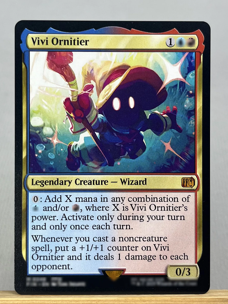 FIN HOLO14-Ⅰ02 Tcg proxy magical cards Sephiroth, Fabled SOLDIER Vivi Ornitier Ultima Traveling Chocobo force of  gathering 20