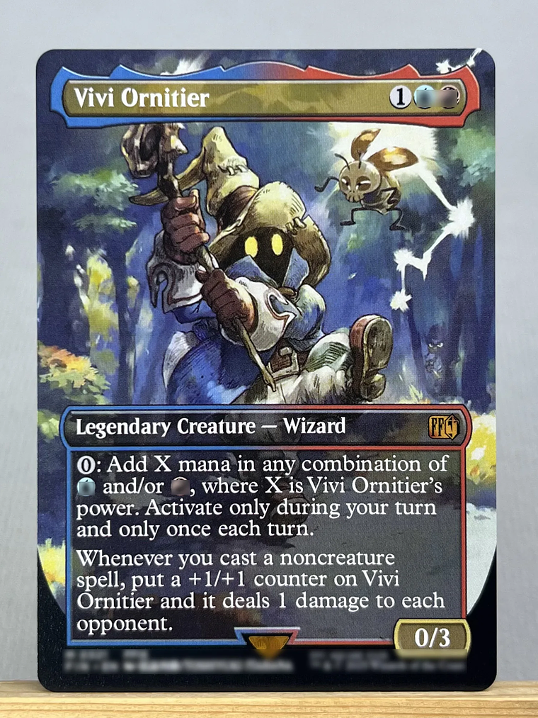 FIN HOLO14-Ⅰ02 Tcg proxy magical cards Sephiroth, Fabled SOLDIER Vivi Ornitier Ultima Traveling Chocobo force of  gathering 18