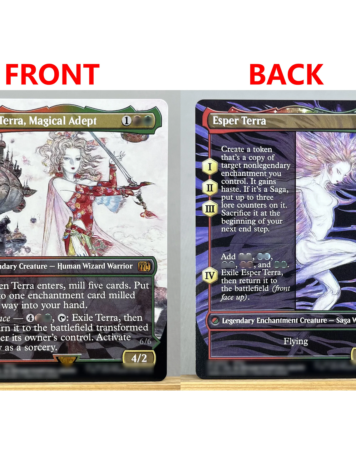 FIN HOLO14-Ⅰ02 Tcg proxy magical cards Sephiroth, Fabled SOLDIER Vivi Ornitier Ultima Traveling Chocobo force of  gathering 21