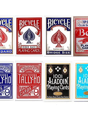 Bicycle Rider Back Playing Cards Tally-Ho Bee Deck Card Games Magic Tricks