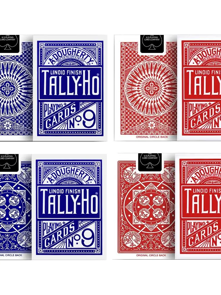 Bicycle Rider Back Playing Cards Tally-Ho Bee Deck Card Games Magic Tricks 5