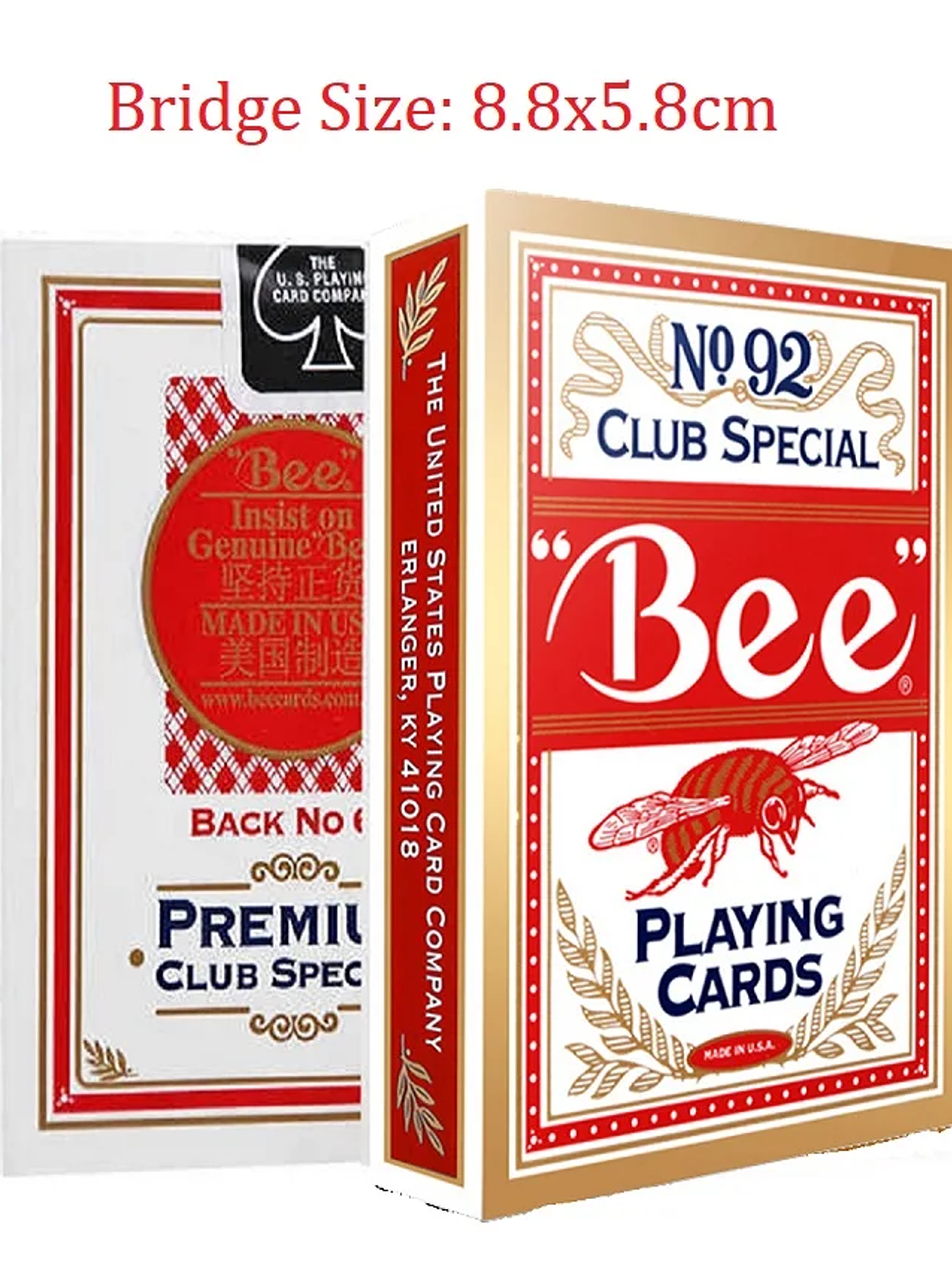 Bicycle Rider Back Playing Cards Tally-Ho Bee Deck Card Games Magic Tricks 16