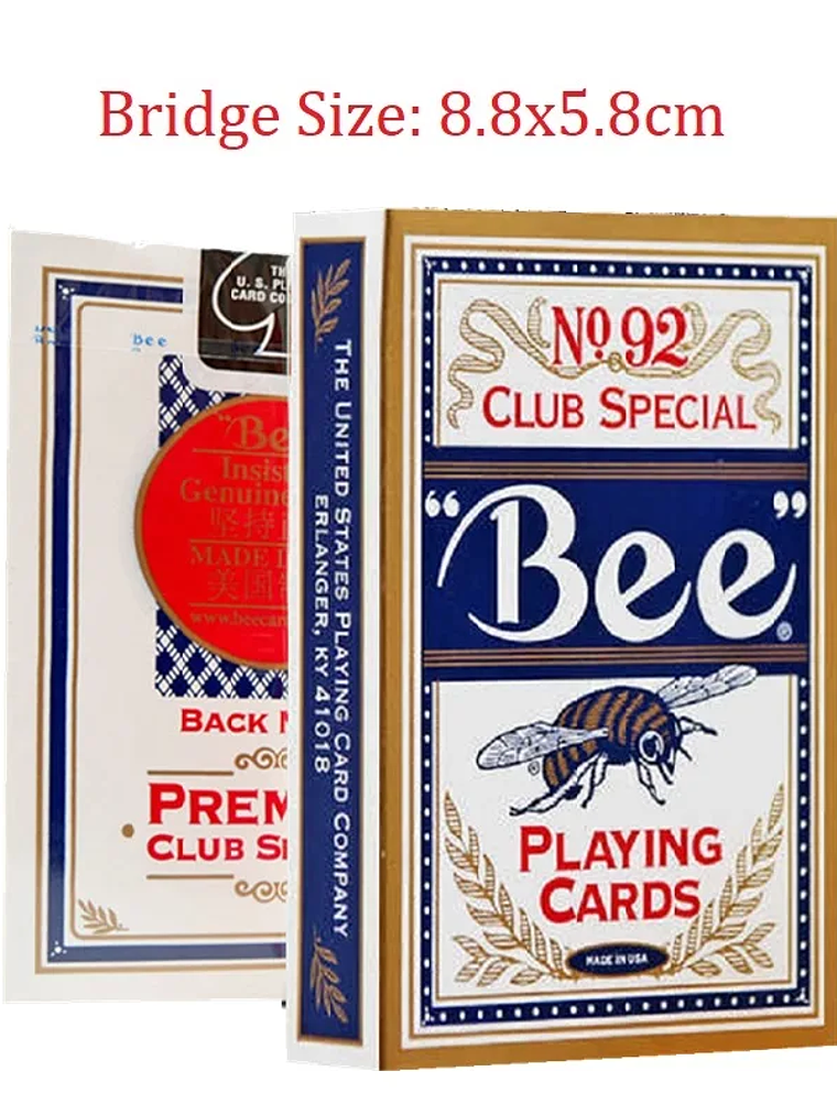 Bicycle Rider Back Playing Cards Tally-Ho Bee Deck Card Games Magic Tricks 17