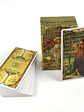 Golden Art Nouveau Tarot Deck 78 Cards Classic Occult Divination Tarot Cards For Beginners,Party Play Games For Family - thumbnail 4