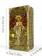 Golden Art Nouveau Tarot Deck 78 Cards Classic Occult Divination Tarot Cards For Beginners,Party Play Games For Family - thumbnail 6
