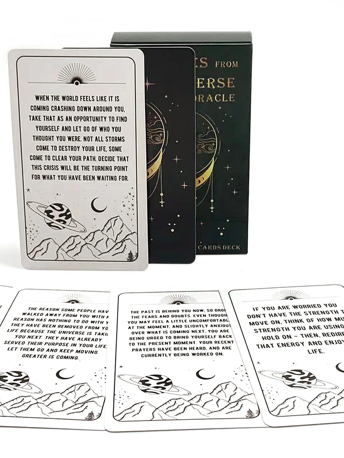 NEW Messages From The Universe Oracle A 54 Cards Deck,English Version Of Fate Divination Card Game,Family Party Games 3