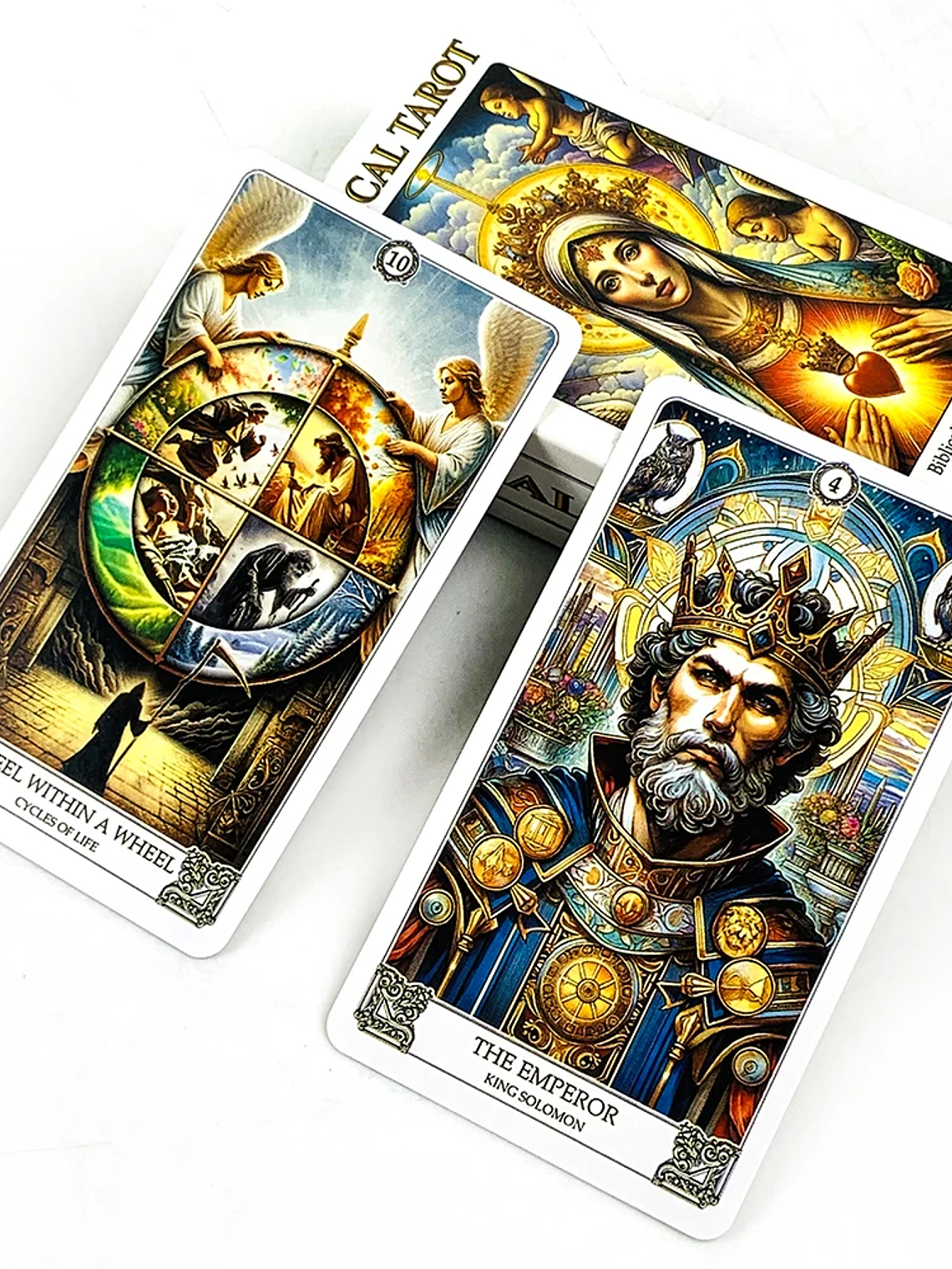 Biblical Tarot Cards Oracle Card Illustration Mysterious Prediction Divination Tarot Deck Party Game Entertainment Leisure Game 3