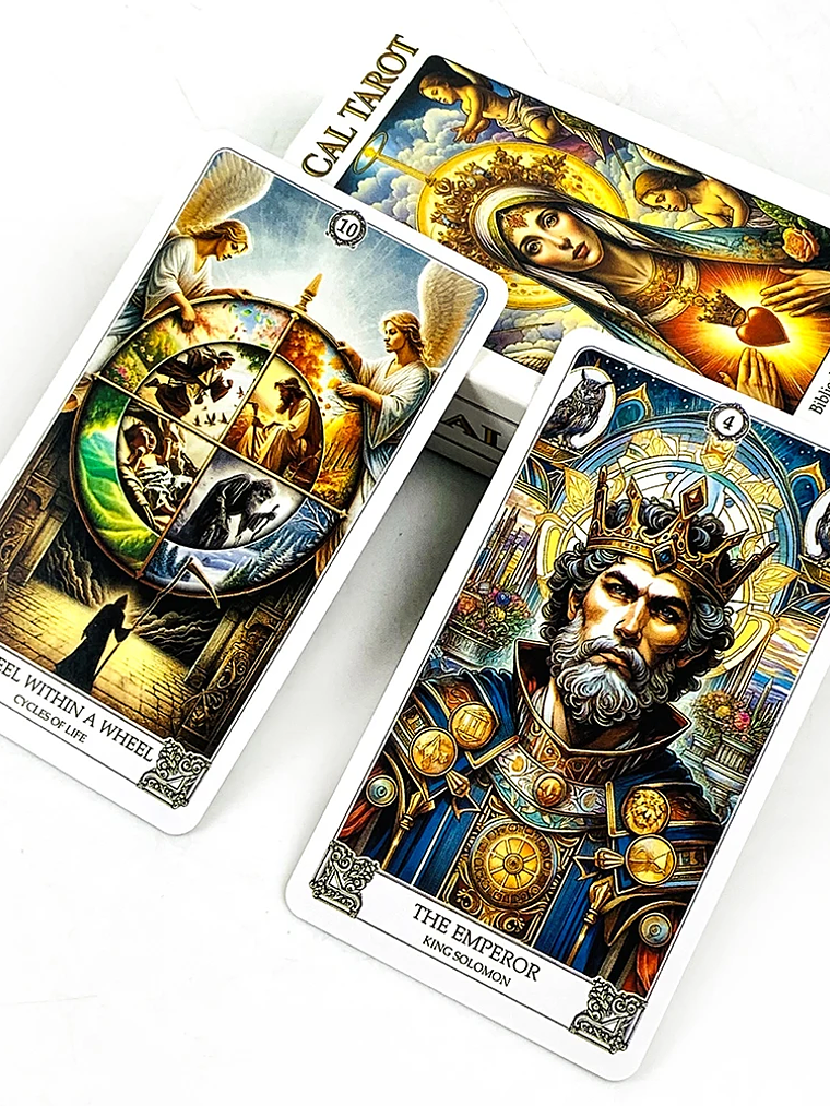 Biblical Tarot Cards Oracle Card Illustration Mysterious Prediction Divination Tarot Deck Party Game Entertainment Leisure Game 3