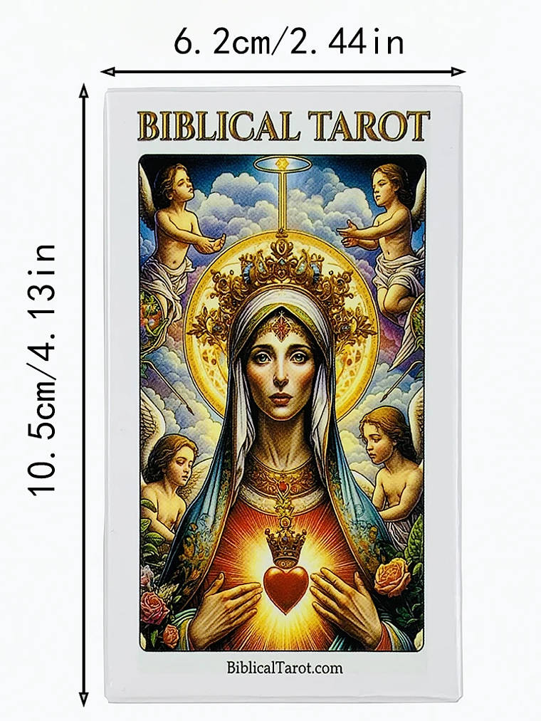 Biblical Tarot Cards Oracle Card Illustration Mysterious Prediction Divination Tarot Deck Party Game Entertainment Leisure Game 6