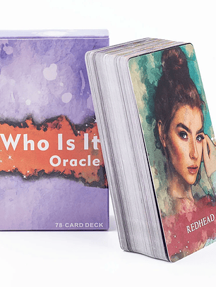 Who Is It Oracle Cards 78 Cards About 10X6cm NO Guide For Family Party High Quality Fortune Telling Divination Tarot Cards Deck