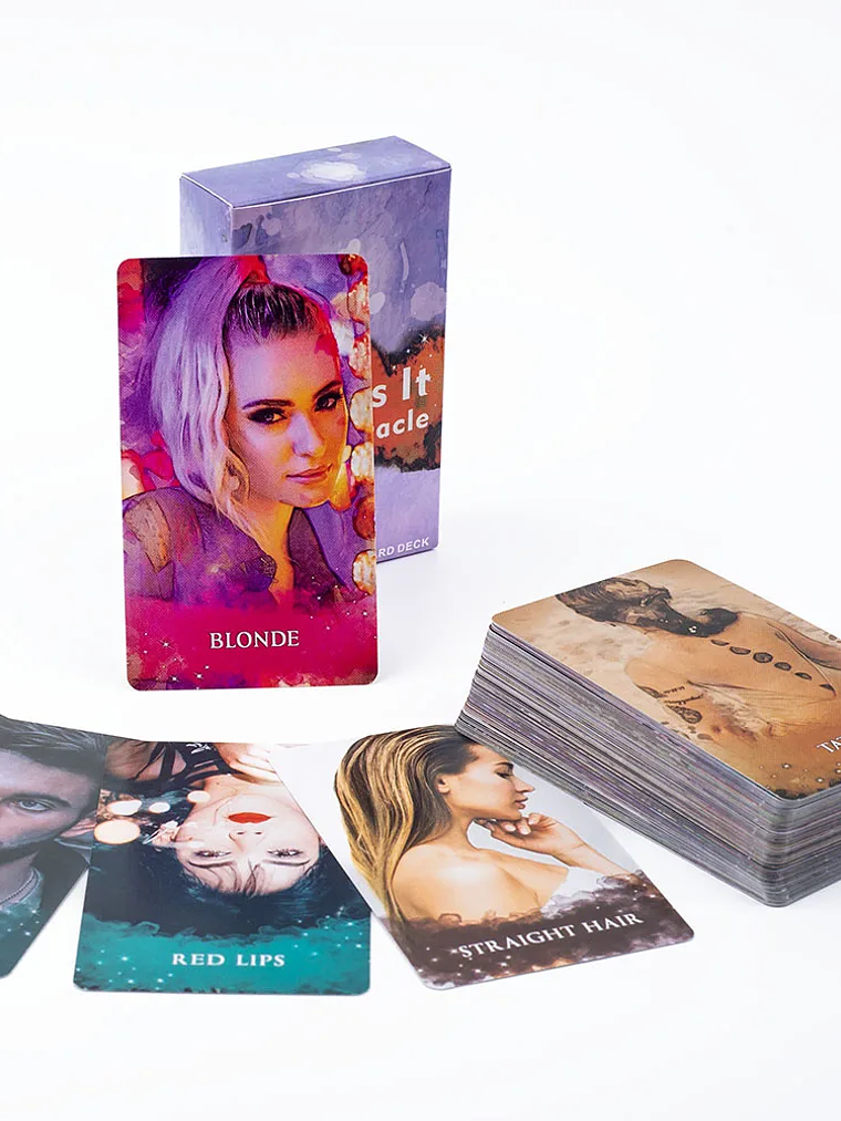 Who Is It Oracle Cards 78 Cards About 10X6cm NO Guide For Family Party High Quality Fortune Telling Divination Tarot Cards Deck 2